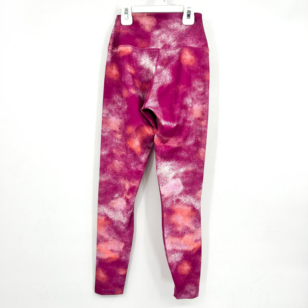 NIKE Women's High-Waisted 7/8 Leggings XS Pink Hot Fuchsia Print Athletic NWT