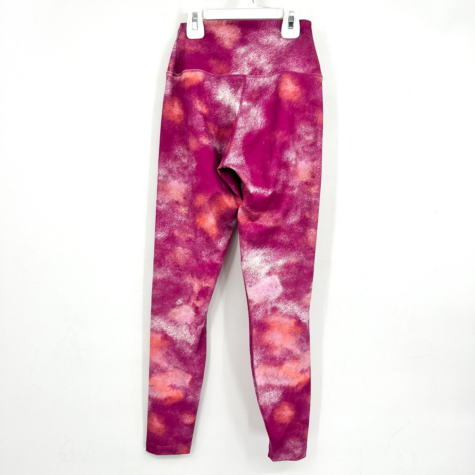 NIKE Women's High-Waisted 7/8 Leggings XS Pink Hot Fuchsia Print Athletic NWT