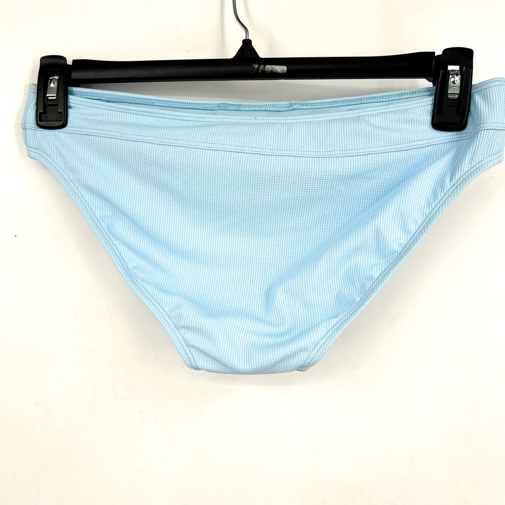 LILLY PULITZER Womens Orea Bikini Bottoms Size 6 Hydra Blue Gold Hardware NWT