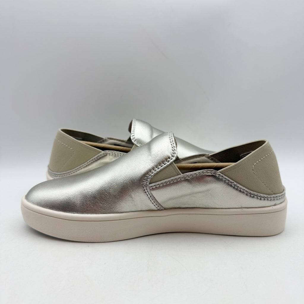 Spenco Womens Saylor Slip On Sneakers US 5 M EU 35 Champagne Gold Leather NIB