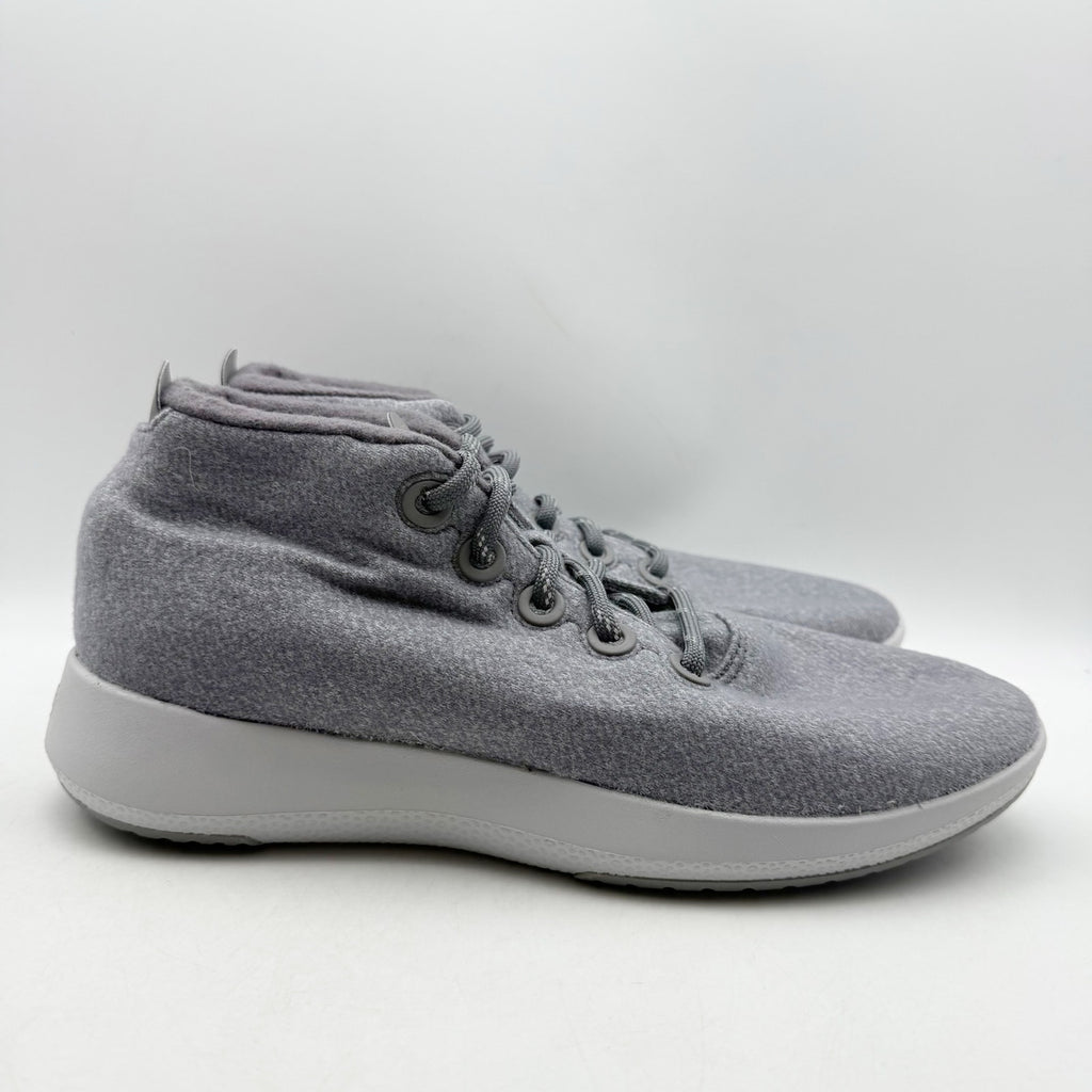 Allbirds Mens Wool Runner-up Mizzles Sneakers US 12 Grey High Tops NWOB