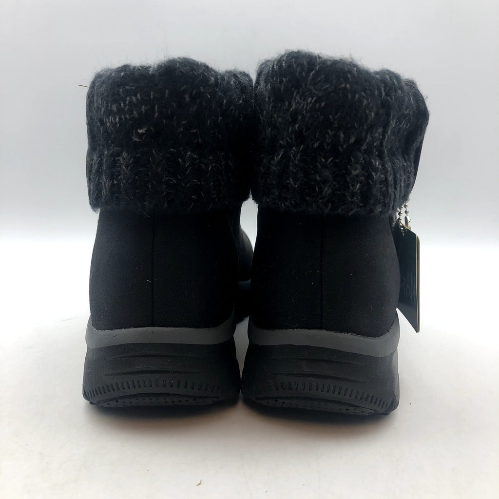 Skechers Womens Slip-ins Boots Womens 5.5 Black Easy Going Cozy Weather 2 NIB