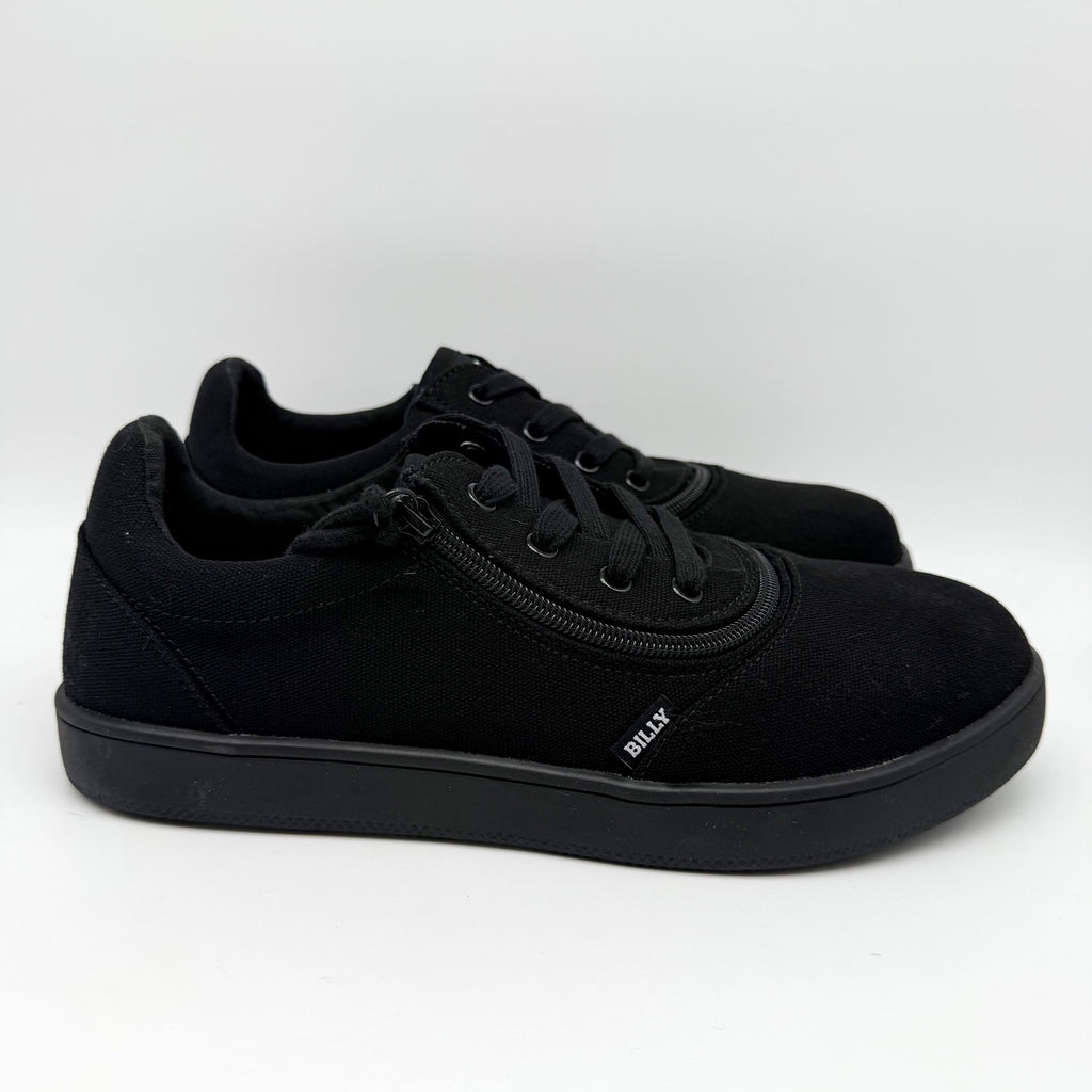 BILLY Footwear Mens Low Top ll Sneakers US 10.5 Wide EU 43.5 Black NIB