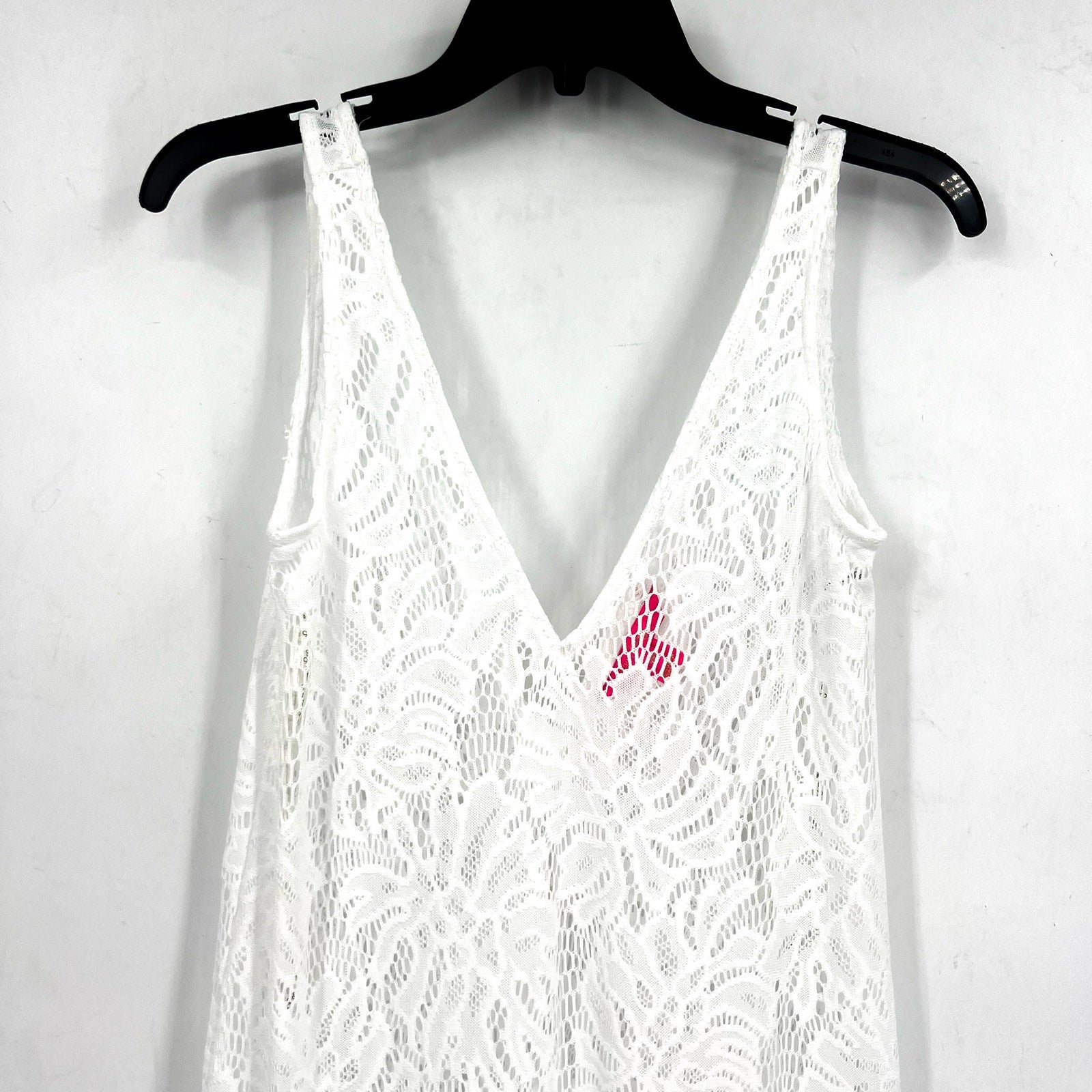 LILLY PULITZER Womens Finnley Lace Cover-up Swim Dress XXS White NWOT