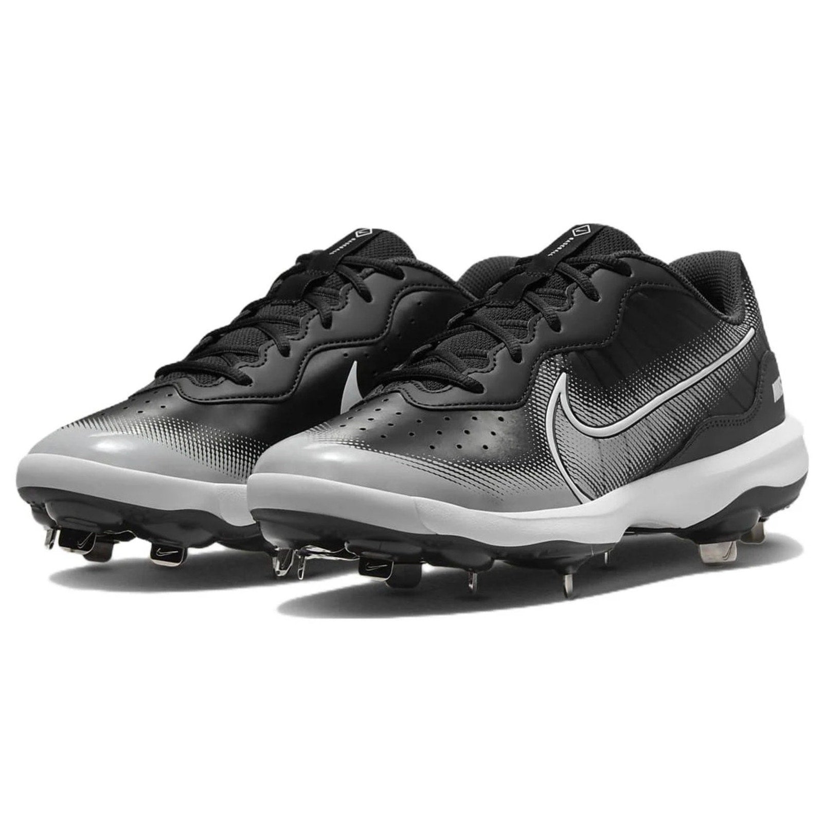 Nike Mens Alpha Huarache Varsity 4 Baseball Cleats US 13 Black Grey Metal NWOB