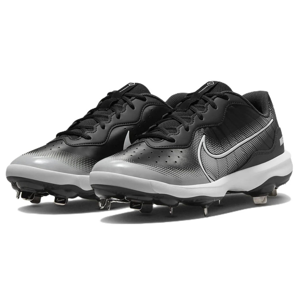Nike Mens Alpha Huarache Varsity 4 Baseball Cleats Size 13 Black Grey Metal NWOB
