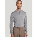 JACK VICTOR Men's Redfren Polo Shirt XL Grey Wool Silk Cashmere Sweater NWOT