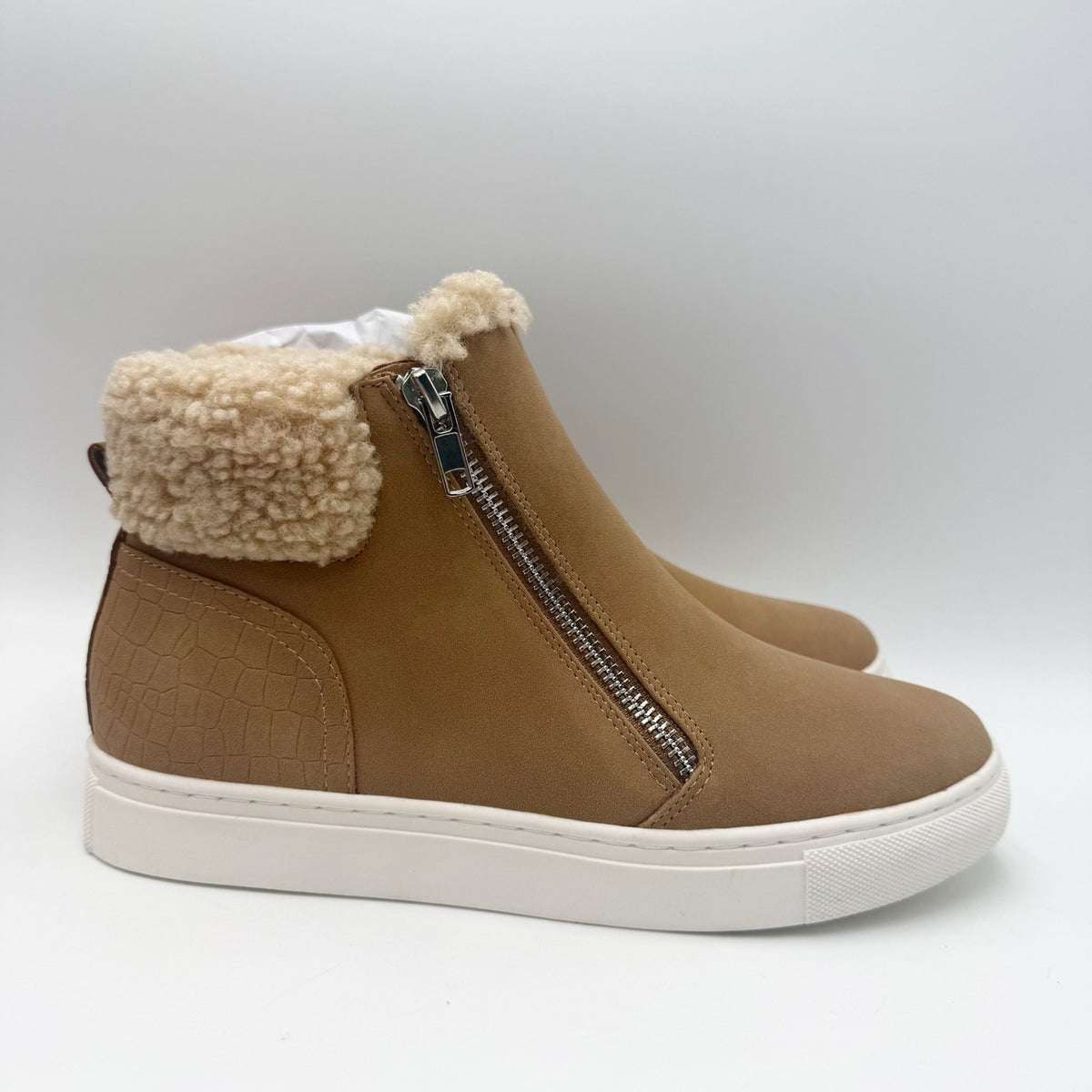 Dolce Vita Womens Adelyne Ankle Booties Size 7.5 Camel Tan NWOB