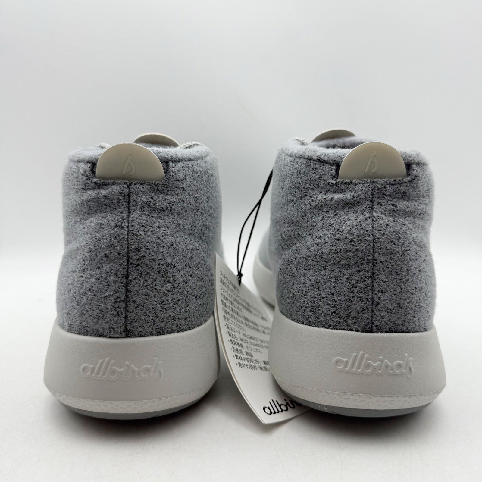 Allbirds Mens Wool Runner Mizzles Sneakers US 9 Medium Grey High Tops NWT