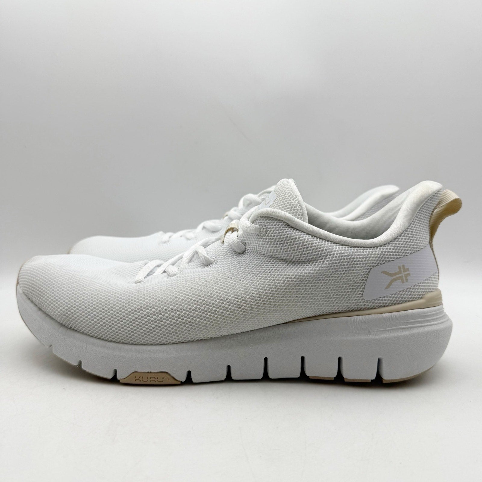 KURU Womens Flex Via Sneakers US 10 M White Athletic Shoes NWOB
