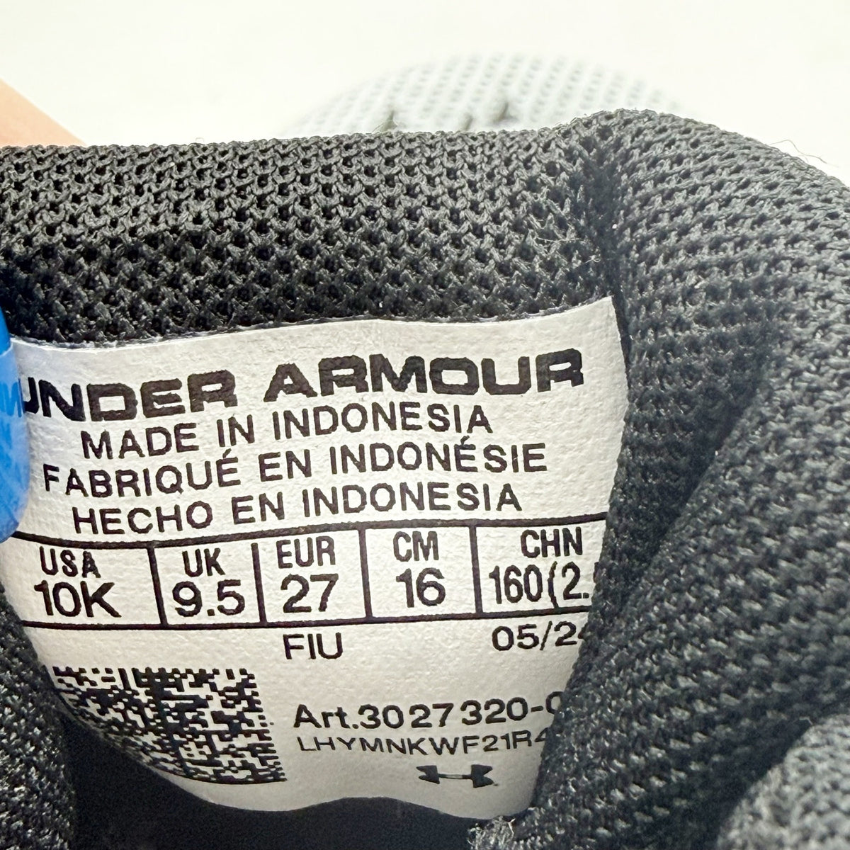 Under Armour Boys 10 Spotlight Franchise RM 4.0 Football Cleats Black White NIB