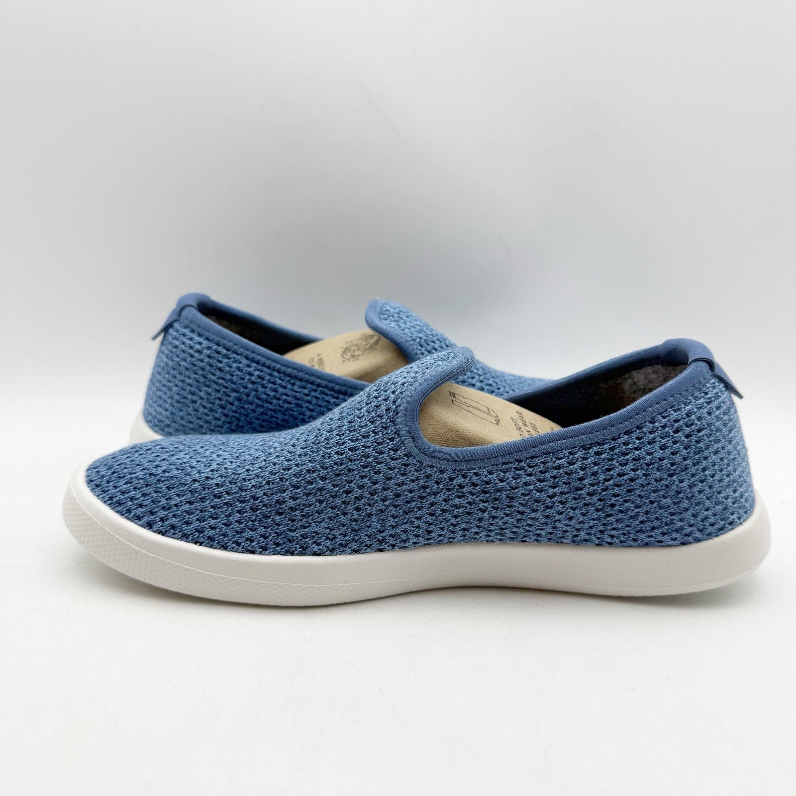 AllBirds Womens Tree Lounger Slip On Sneakers Size 5 Blue Casual Shoes NIB