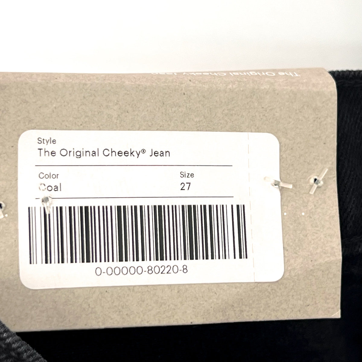 EVERLANE Women's The Original Cheeky Jeans Size 27 US 4 Coal Black NWT