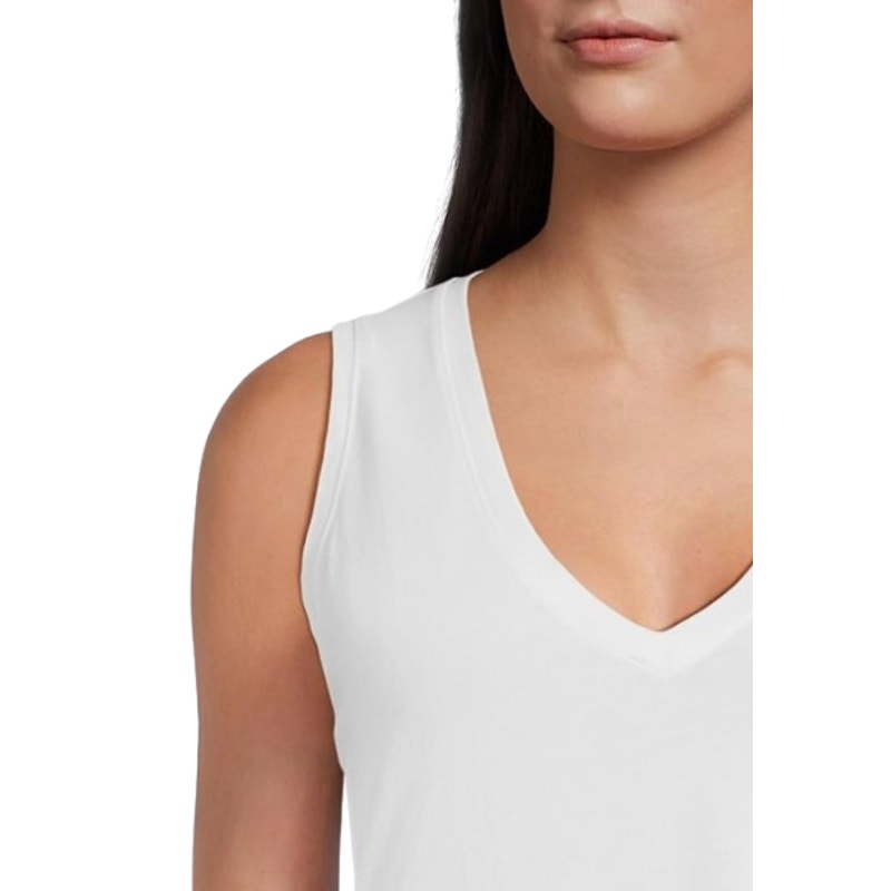 MADEWELL Women's Northside V-neck Tank Top XL White Sleeveless P2708 NWT