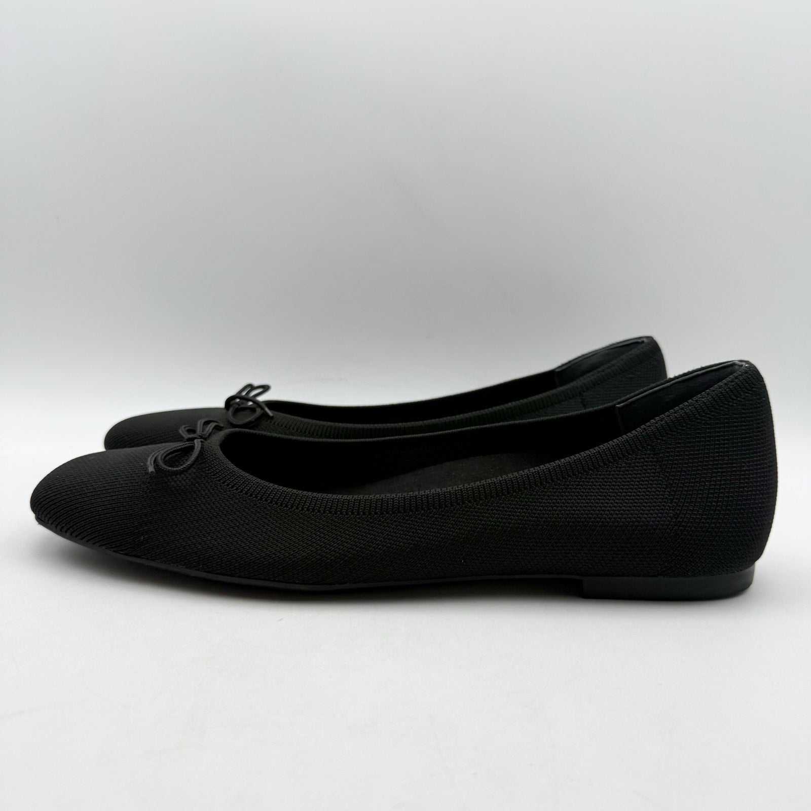 VIONIC Womens Klara Flats US 11 Narrow EU 42 Black Knit NWOB