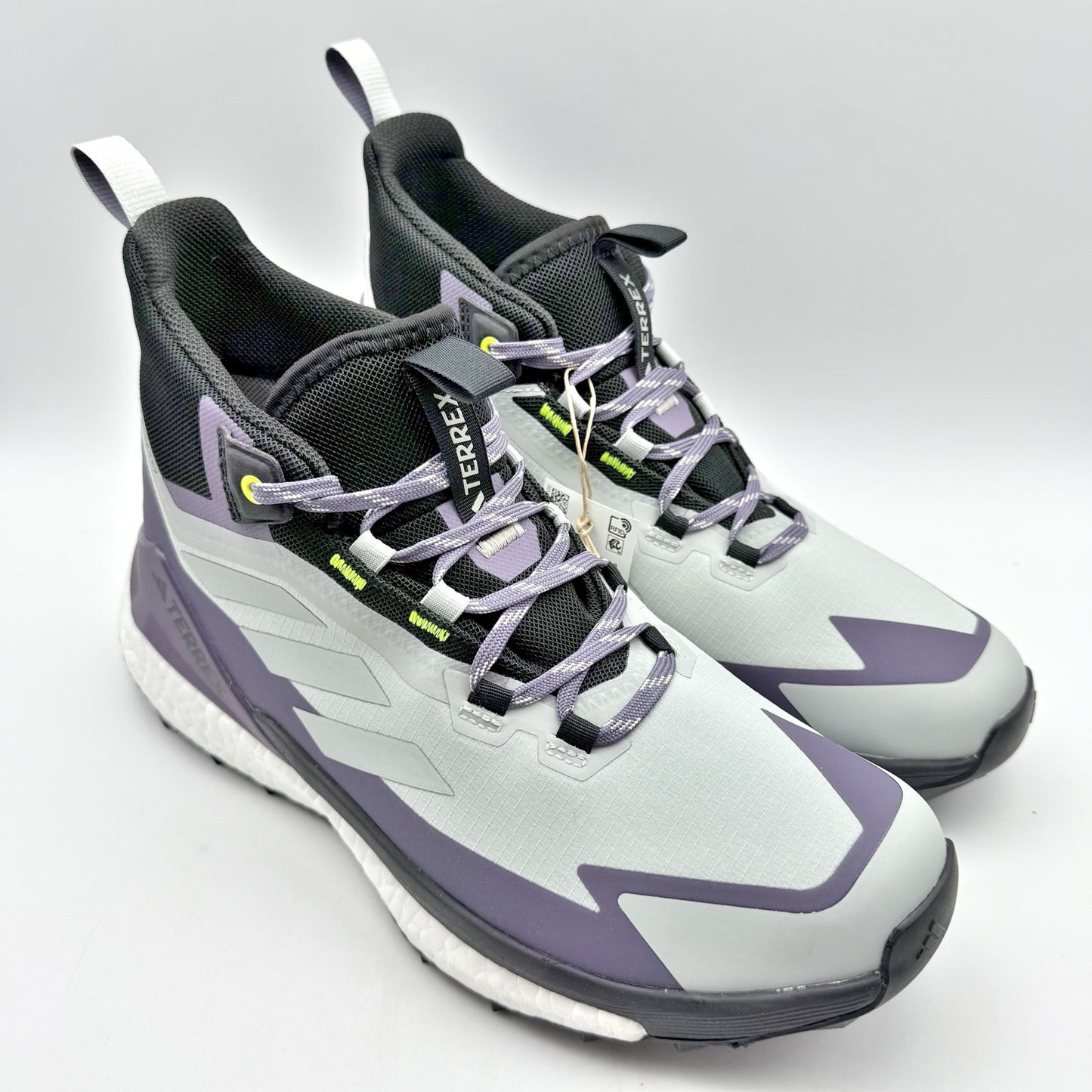 Adidas Womens Terrex Free Hiker 2 GTX Shoes US 10.5 Grey Purple Athletic WP