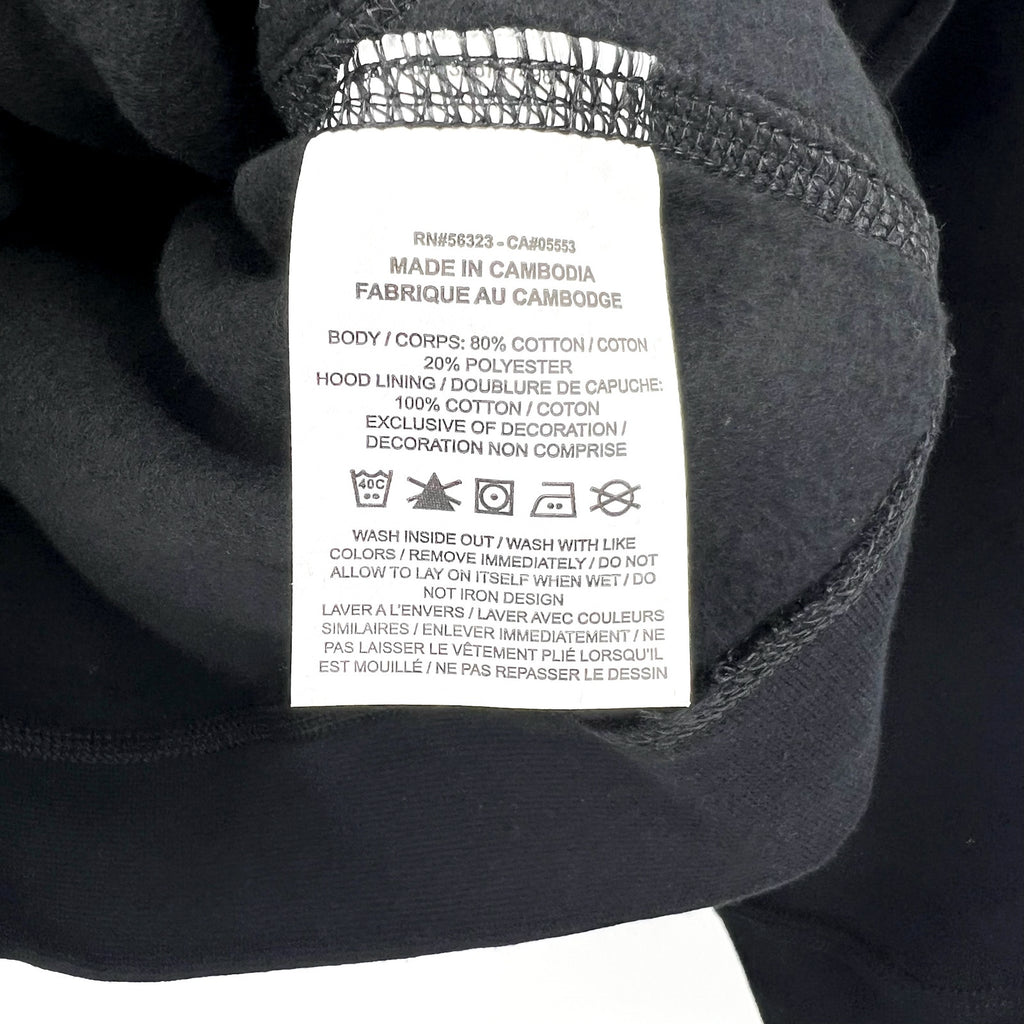 Nike Big Boys' Club Fleece Hoodie Medium Black Pullover Sweatshirt NWT