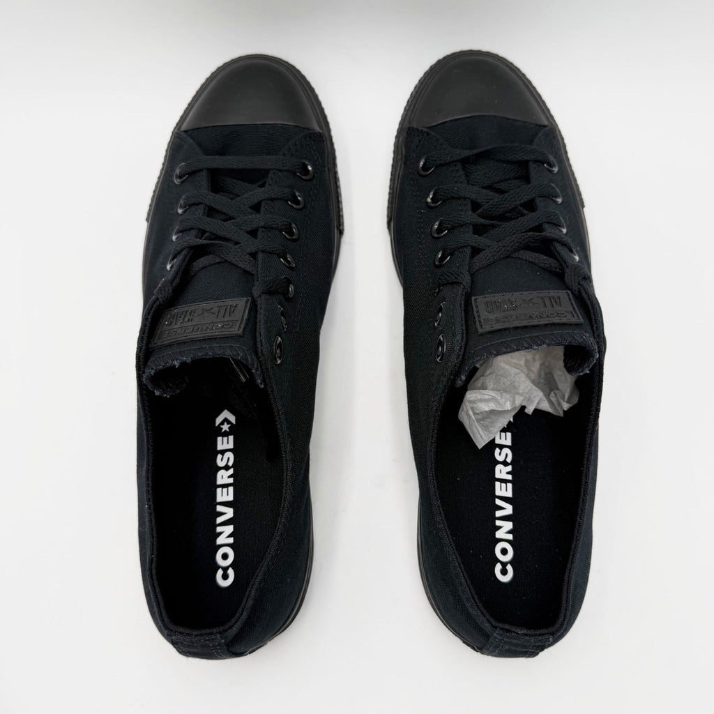 Converse Mens Chuck Taylor All Star Low Sneakers Size 10.5 Black Monochrome NWOB