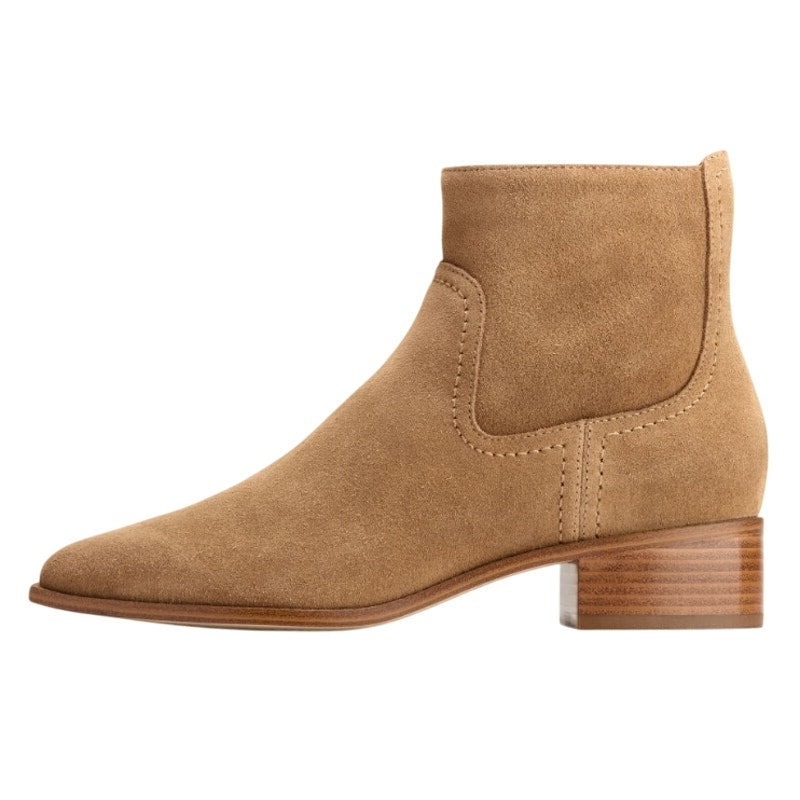 Cole Haan Womens Naia Ankle Bootie US 6 B EU 36 Brown Suede NWOB