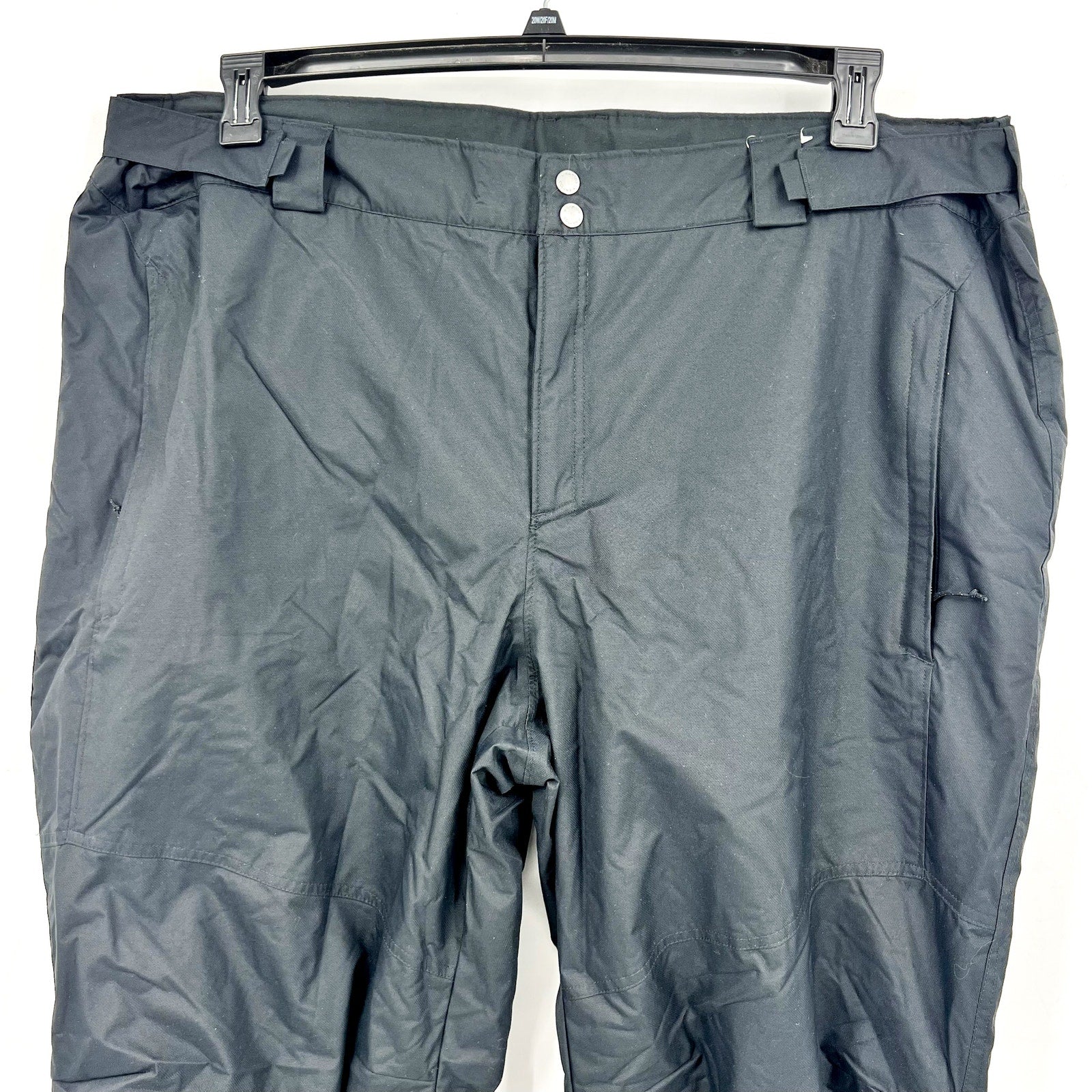 Columbia Mens Bugaboo II Insulated Snow Pants 3X Black 28" Inseam Waterproof NWT