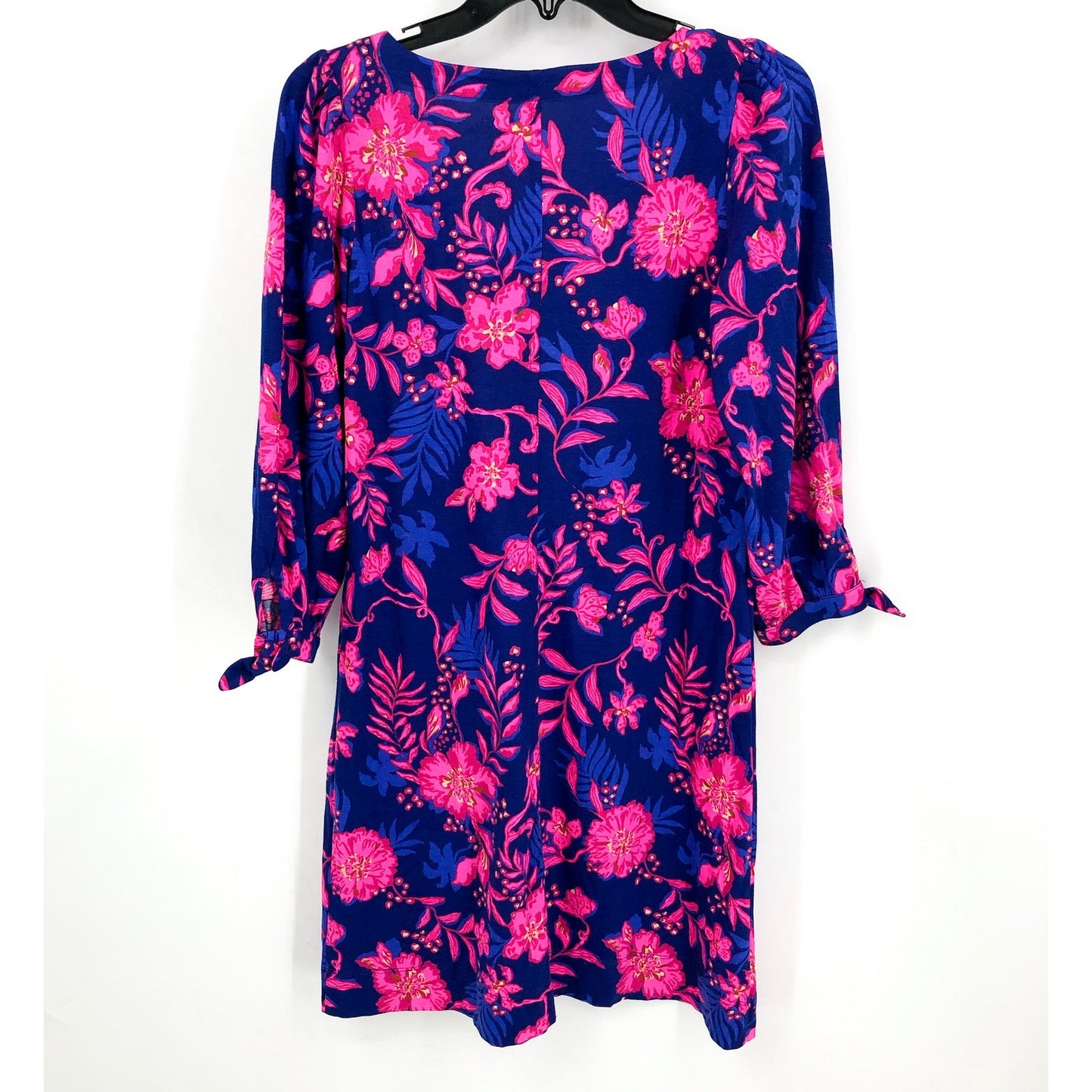 LILLY PULITZER Women's Cath Dress Small Blue Pink Never Ending Summer