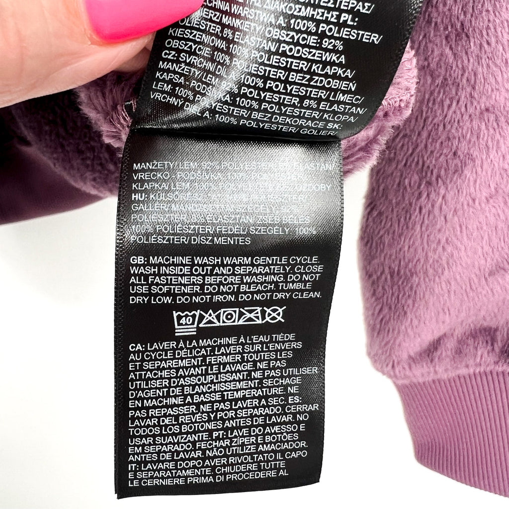 THE NORTH FACE Women's Osito Lux Fleece Jacket Medium Purple NWT