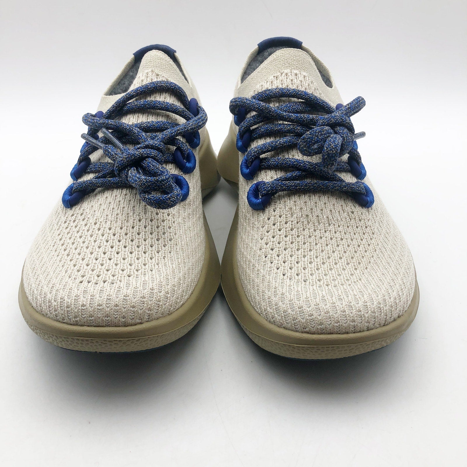 AllBirds Womens Tree Dasher 1 Casual Sneakers Size 5.5 Seek Beige Blue NIB