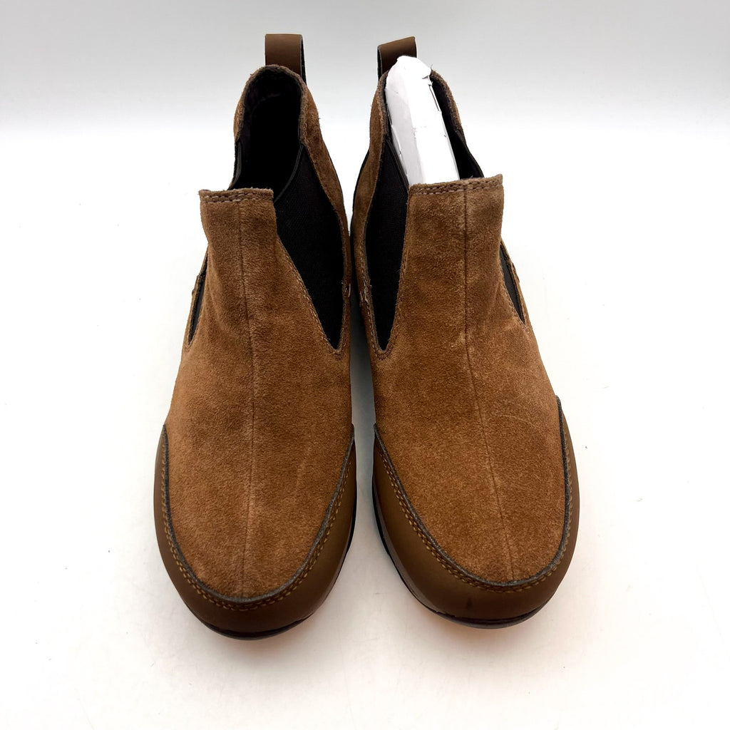EASY SPIRIT Women's Exceed Ankle Chelsea Boots 6M Dark Brown Padded Insole NWOB