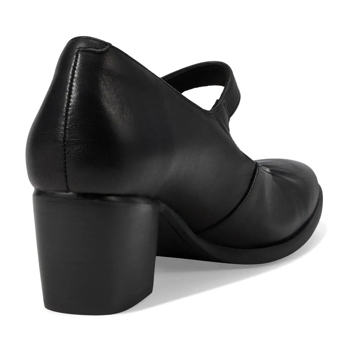 Aetrex Womens Sara Mary Jane Pumps EU 36 US 6-6.5 Black Leather Heels NIB