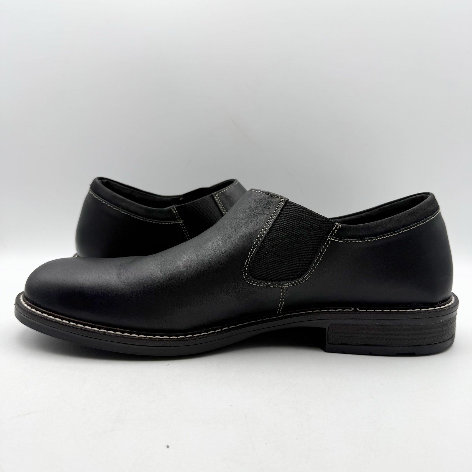 Naot Mens Director Slip On Shoes EU 43 US 10 Black Leather NWOB