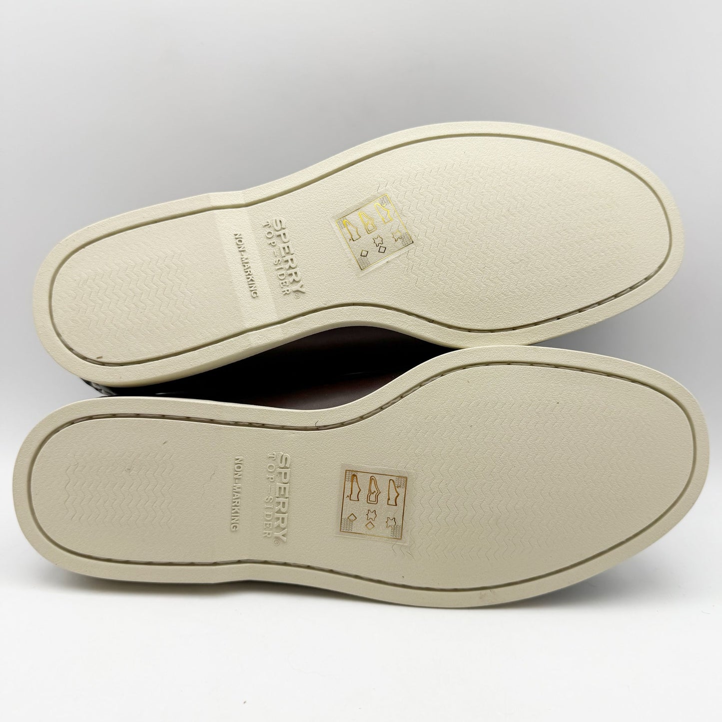 Sperry Mens Authentic Original 2-Eye Boat Shoes US 8 XW EU 41 Brown Leather NIB