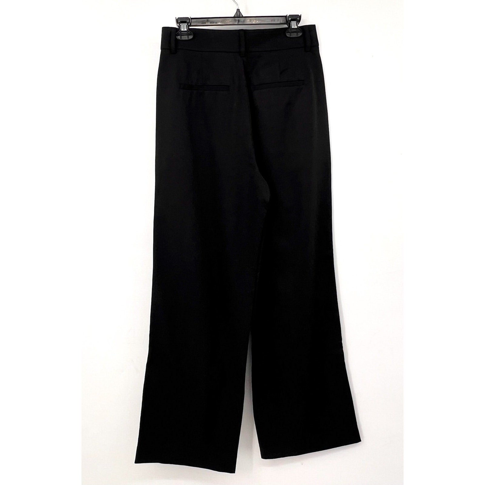 Everlane Womens The Way-High Drape Pants Size 4 Black 31" Inseam Pleated NWT