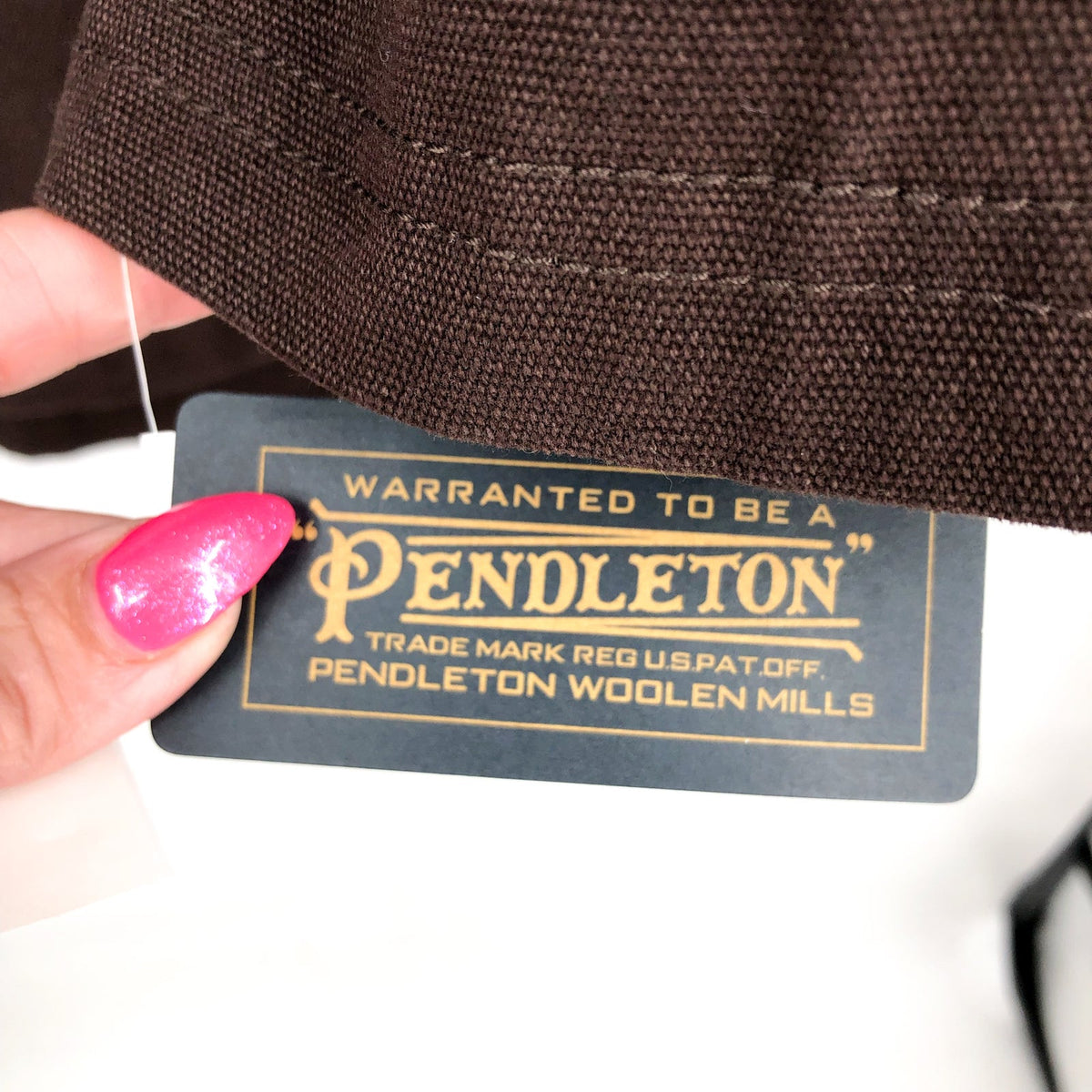 PENDLETON Womens Maria Canvas Corduroy Trim Parka XXL Coffee Brown Hooded NWT