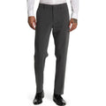 NORDSTROM Men's Trim Fit Trousers Pants 36R Dark Grey Flat Front Stretch NWT