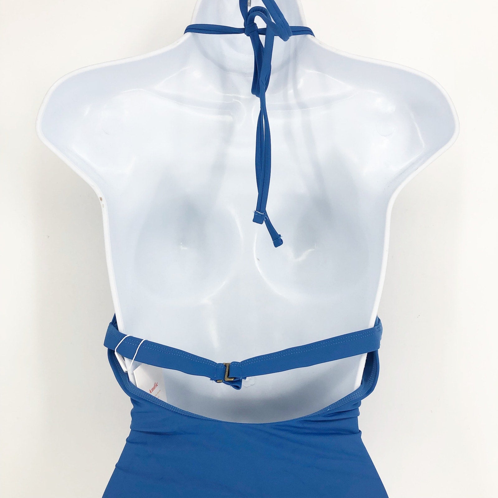 ANDIE SWIM Lagos One Piece Swimsuit Large 12-14 Smooth Blue