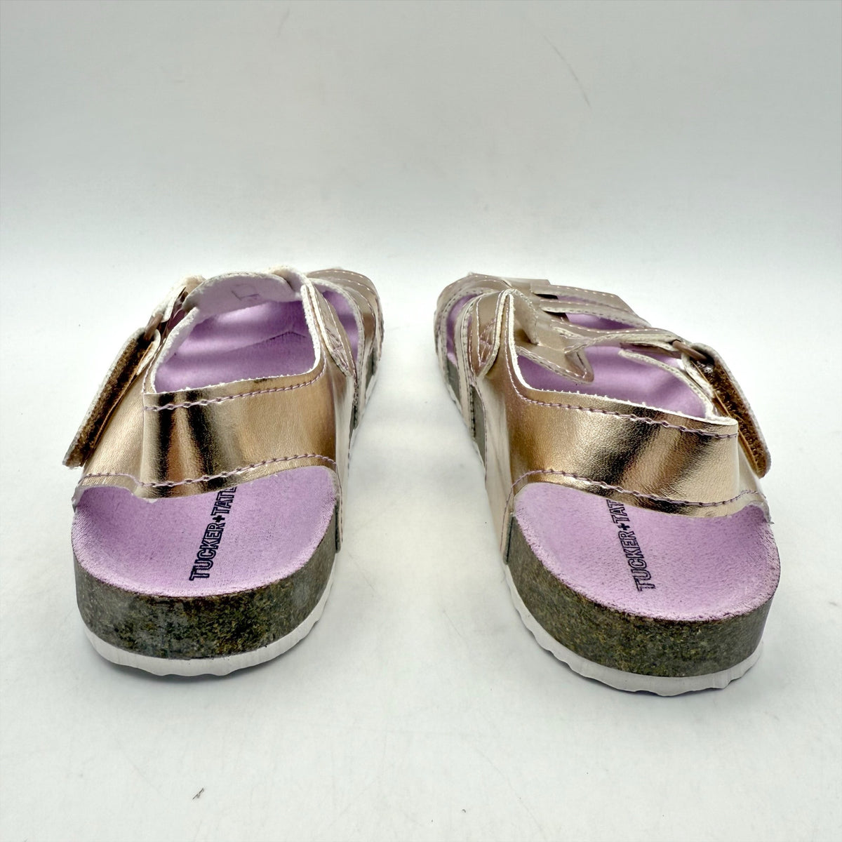 Tucker & Tate Little Girls Fisherman Morgan Sandals Size 10 Rose Gold NIB