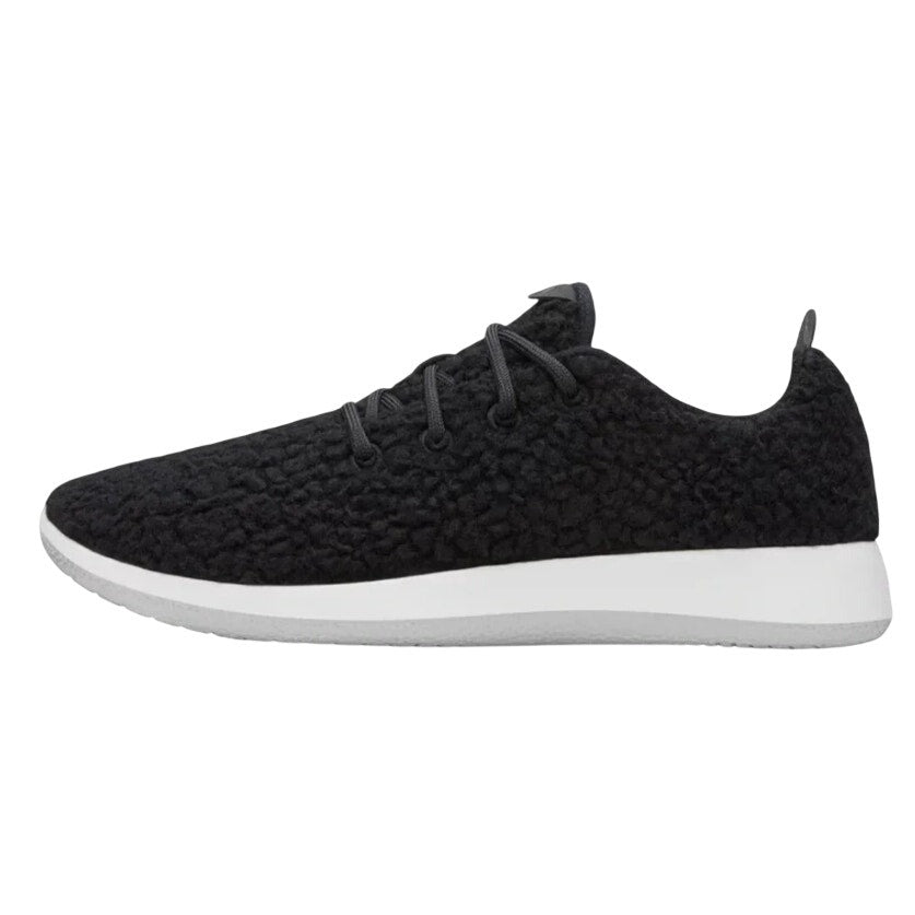 AllBirds Womens Runner Fluff Sneakers Size 6 EU 36 Black Merino Wool Comfort NIB