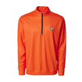 WAGGLE Mens Loosey Goosey Quarter Zip Pullover XXL Orange Long Sleeve Golf NWT