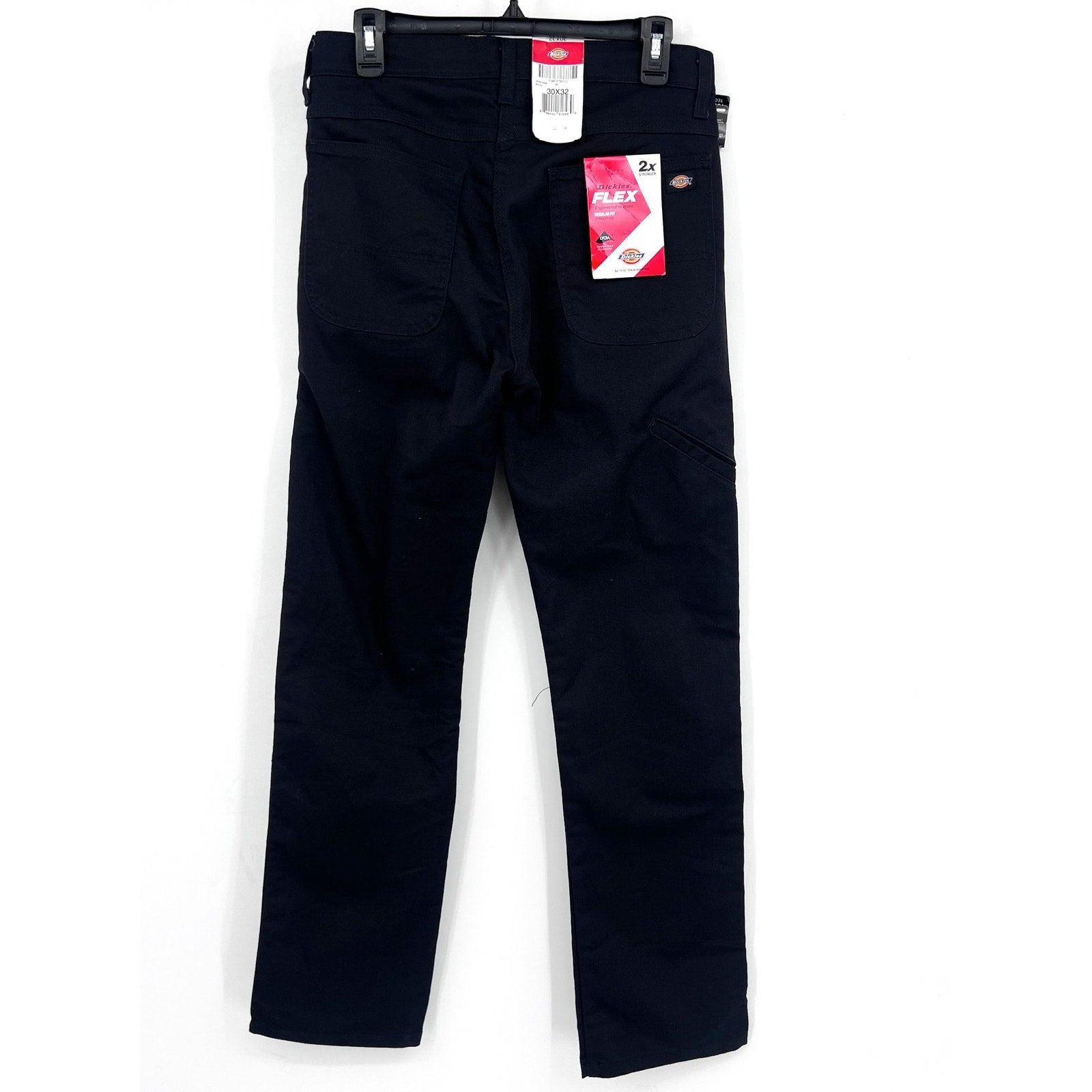 DICKIES Men's Double Knee Regular Fit Duck Work Pant DP903 30x32 Black NWT
