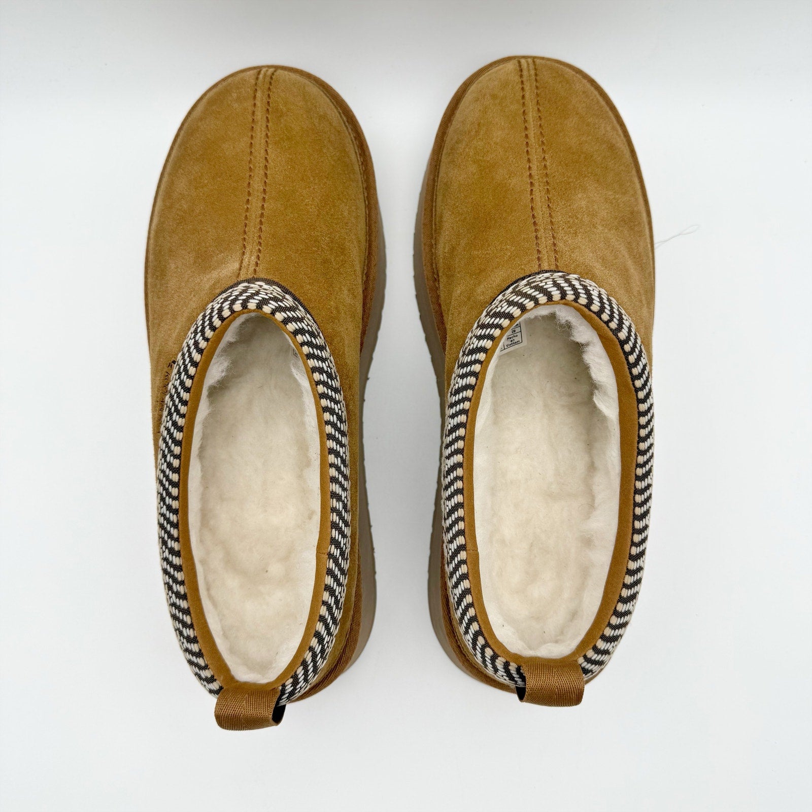 Koolaburra by UGG Womens Burree Platform Slippers US 12 Chestnut Brown Suede NIB