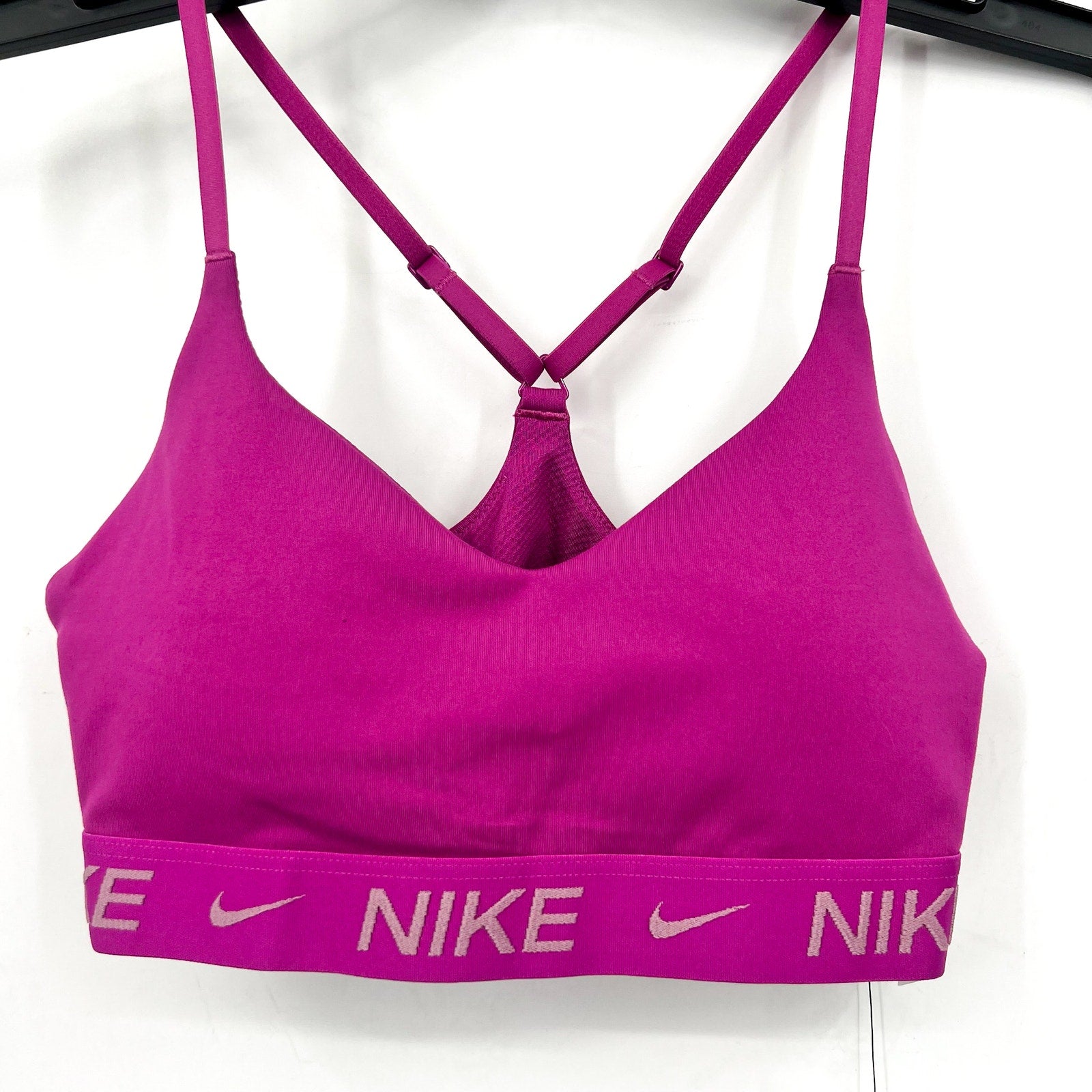 NIKE Women's Indy Light-Support Adjustable Sports Bra XS Pink Sweet Beet NWT