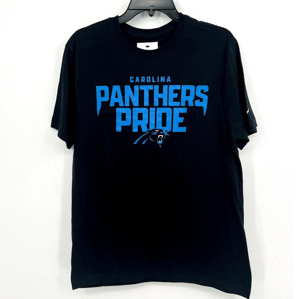 NIKE Mens Carolina Panthers - Panthers Pride T-Shirt Medium Black Blue NWT