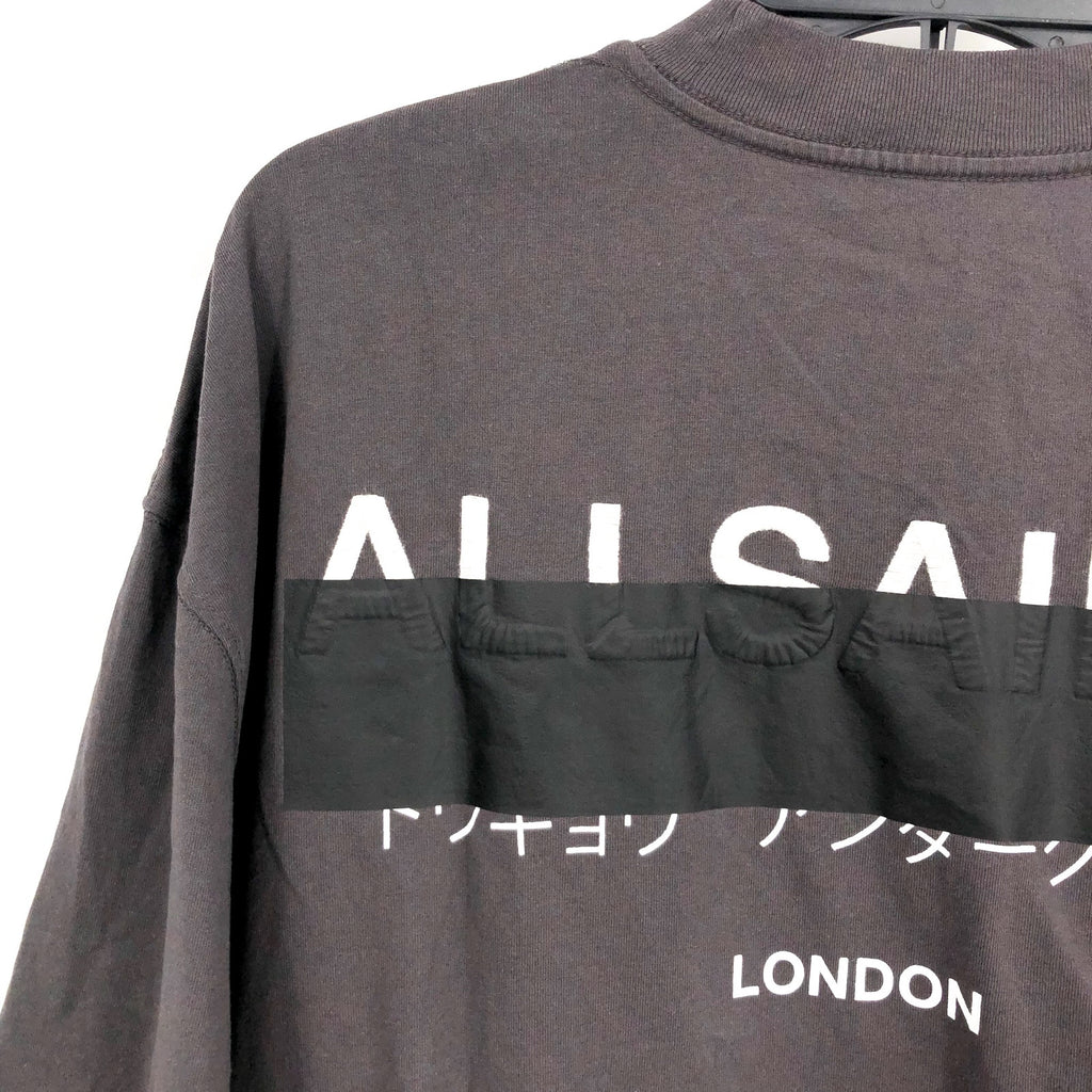 ALLSIANTS Men's Laser Crew T-Shirt Medium Skyline Grey Short Sleeve NWT