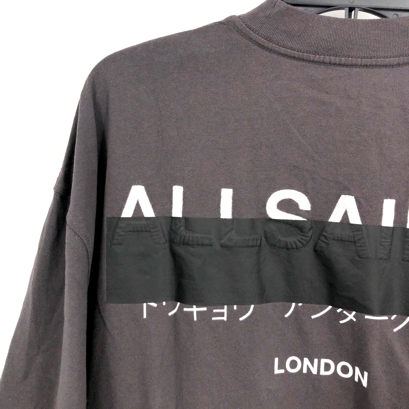 ALLSIANTS Men's Laser Crew T-Shirt Medium Skyline Grey Short Sleeve NWT