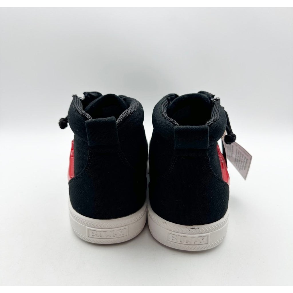 Billy Big Kids Classic DR High Sneaker Size 5 Wide EU 37 Black Red Light Up NIB