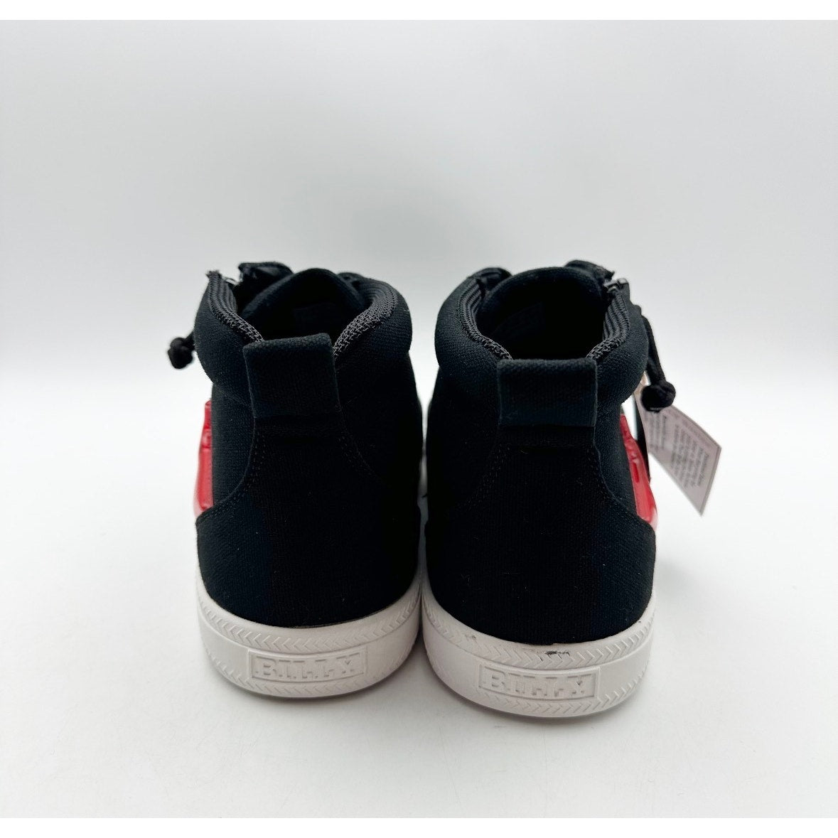 Billy Big Kids Classic DR High Sneaker Size 5 Wide EU 37 Black Red Light Up NIB