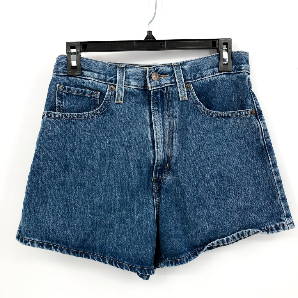 LEVI'S Women's 80s Denim Mom Shorts Size 27 US 4 You Sure Can Blue A46950003 NWT