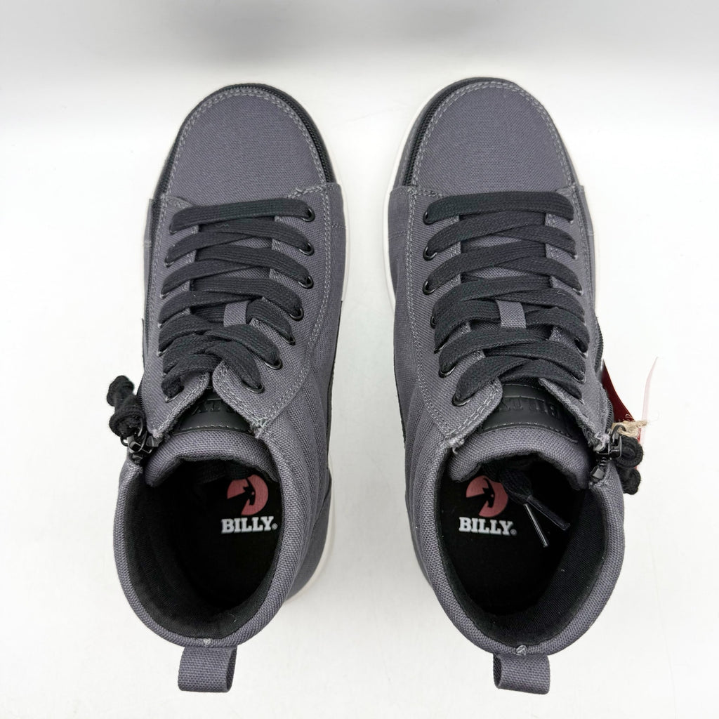 Billy Footwear Mens CS High-Top Sneaker US 9 Wide EU 42 Black Charcoal NWOB