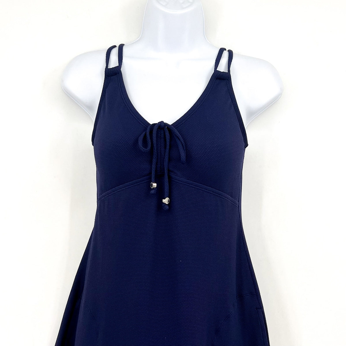 TOMMY BAHAMA Island Cays V Neck Spa Dress XS Mare Navy Blue NWT