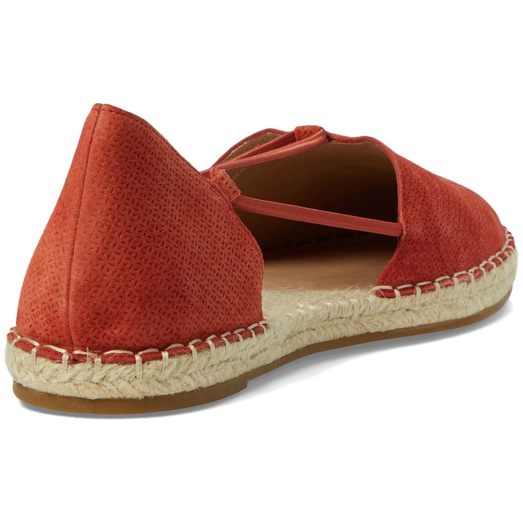 Eileen Fisher Womens Lee Espadrille Flats Size US 8.5 Red Full Grain Leather